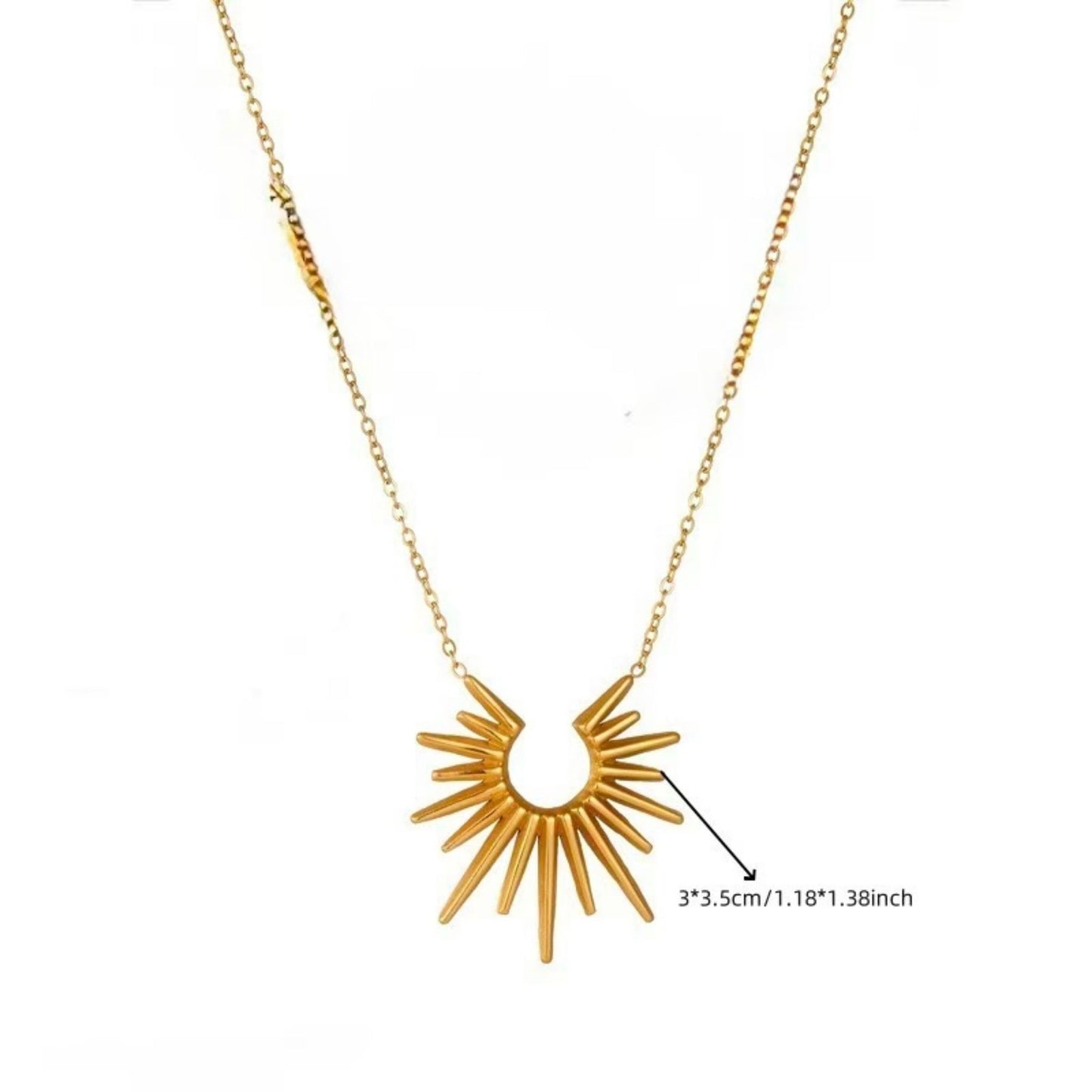 Sunburst Pendant Necklace | Waterproof Statement Necklace | NZ Made and Designed - Zodd - NZ - Crafted - Objects of Personal Energy