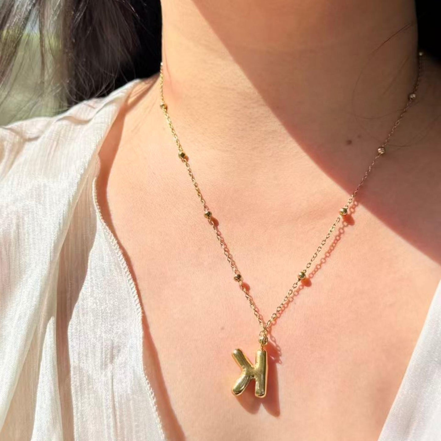 Personalised Letter Pendant Necklace | Waterproof Initial Necklace | NZ Made&Design - Zodd - NZ - Crafted - Objects of Personal Energy