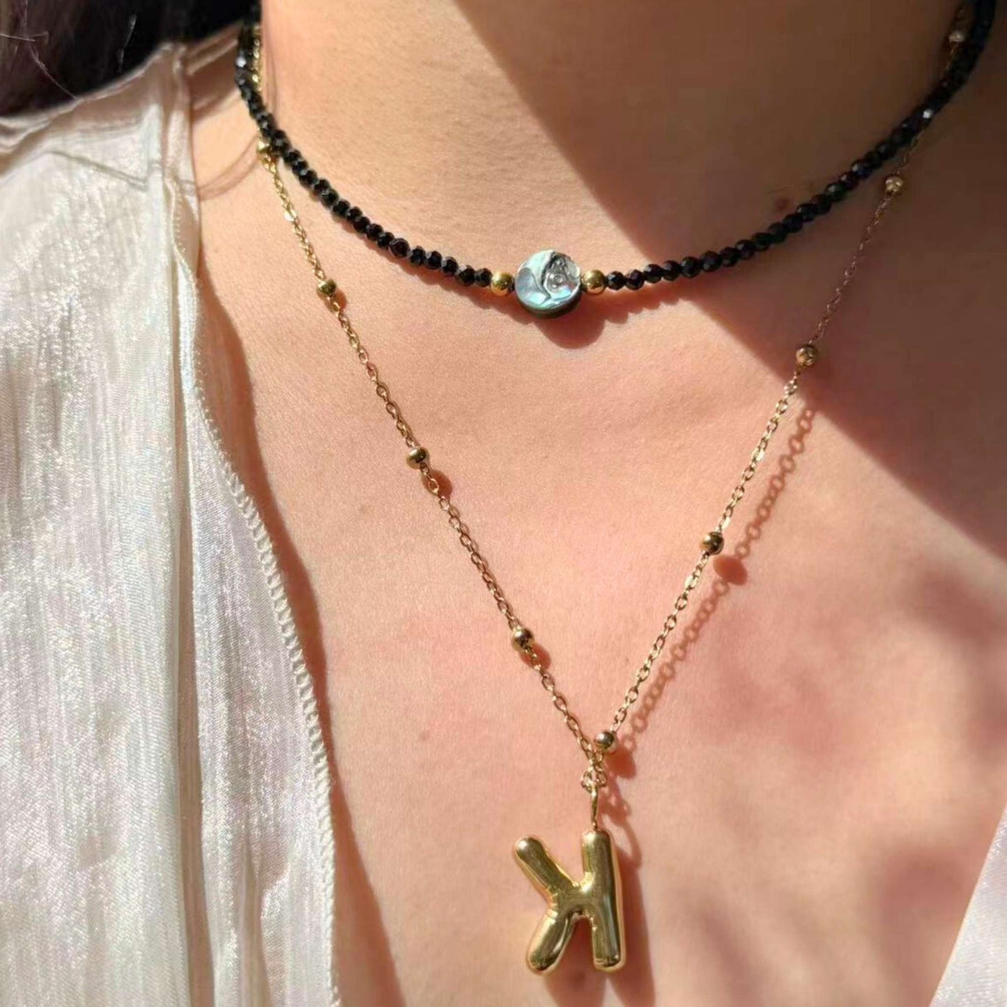 Personalised Letter Pendant Necklace | Waterproof Initial Necklace | NZ Made&Design - Zodd - NZ - Crafted - Objects of Personal Energy