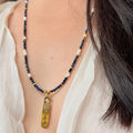 Long Lapis Lazuli Totem Necklace - Wisdom & Protection NZ - Zodd - NZ - Crafted - Objects of Personal Energy