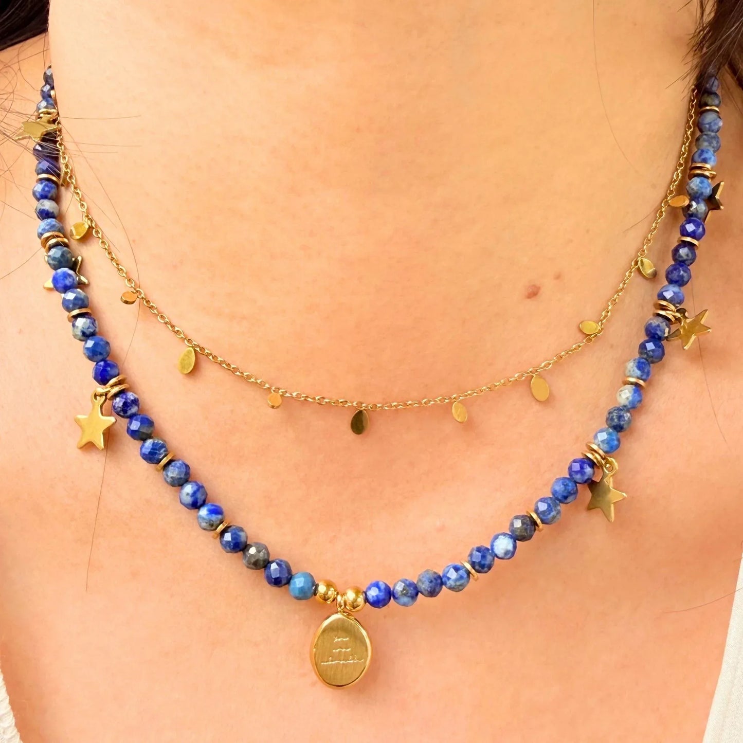 Lapis Lazuli Necklace - Wisdom & Truth Crystal Jewellery NZ - Zodd - NZ - Crafted - Objects of Personal Energy