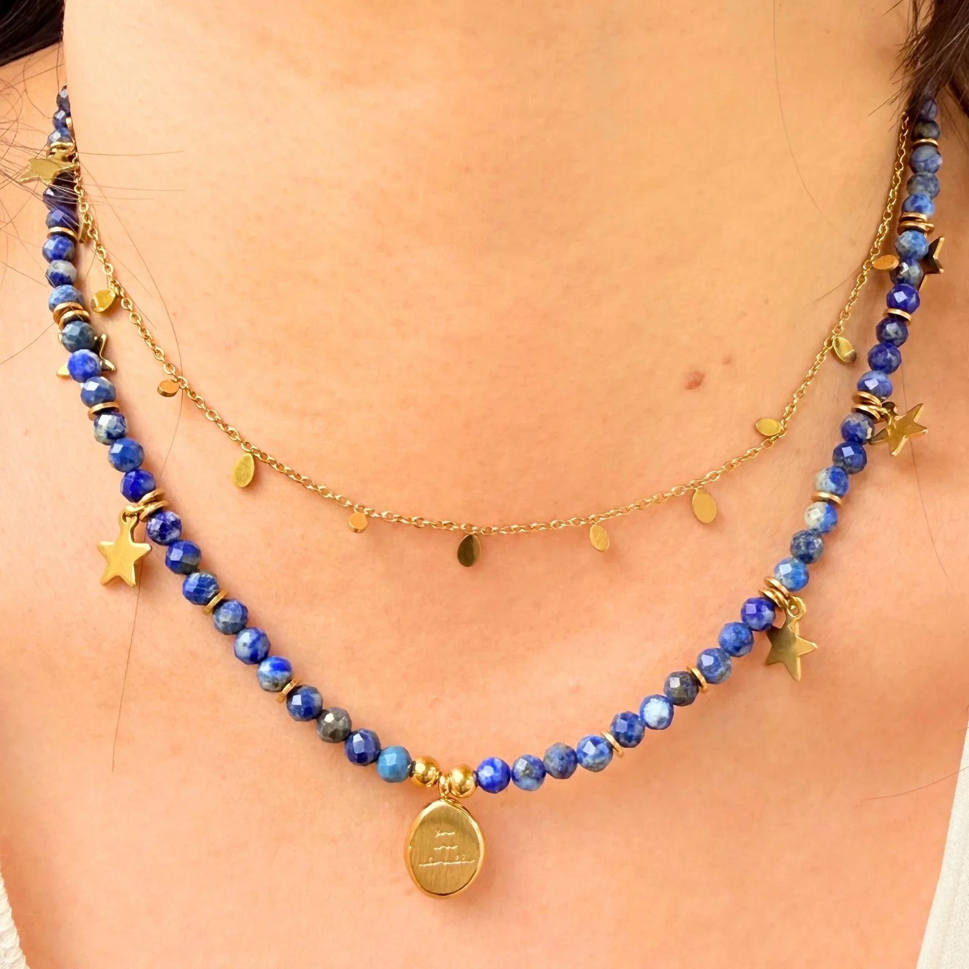 Lapis Lazuli Necklace - Wisdom & Truth Crystal Jewellery NZ - Zodd - NZ - Crafted - Objects of Personal Energy
