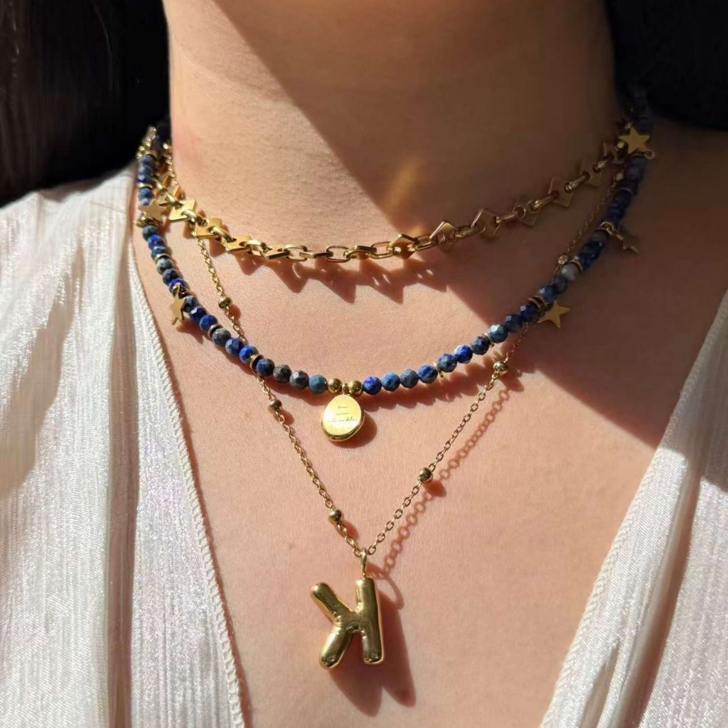 Personalised Letter Pendant Necklace | Waterproof Initial Necklace | NZ Made&Design - Zodd - NZ - Crafted - Objects of Personal Energy