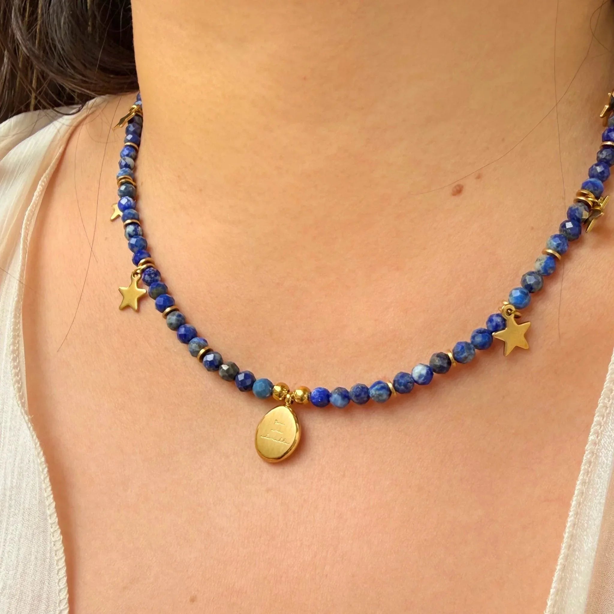 Lapis Lazuli Necklace - Wisdom & Truth Crystal Jewellery NZ - Zodd - NZ - Crafted - Objects of Personal Energy